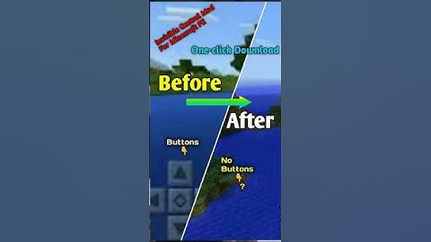 Invisible Control Mod for Minecraft PE / #short #minecraft
