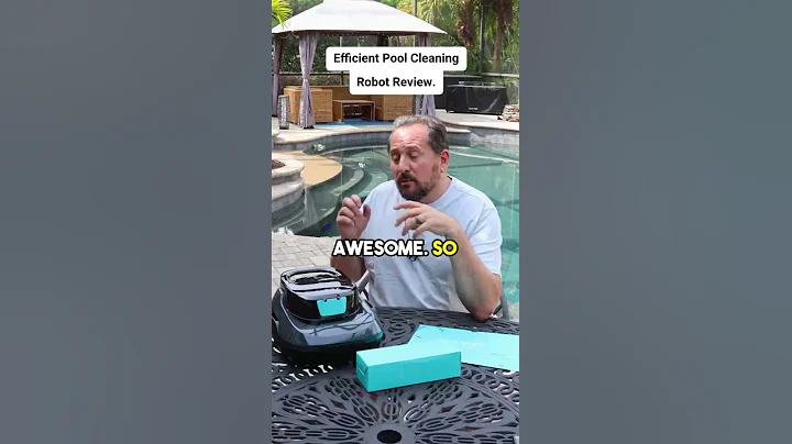 Efficient Pool Cleaning Robot Review #shorts #robotcleaner