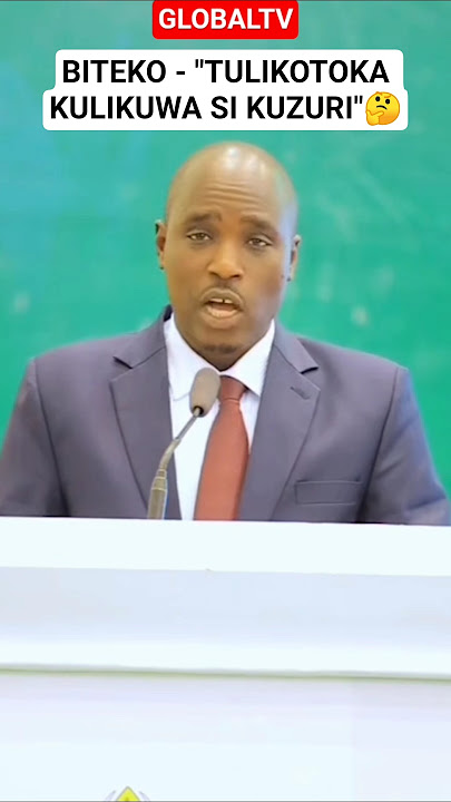 🤔DOTO BITEKO - 'TULIKOTOKA KULIKUWA SI KUZURI'🤔🔥🙏 #globaltv #breaking #biteko #ccm #trending #bashe