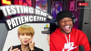 BTS Testing RM's Patience | REACTION!!!
