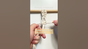 DIY MACRAME | Switch Knot #macrame #macrametutorial
