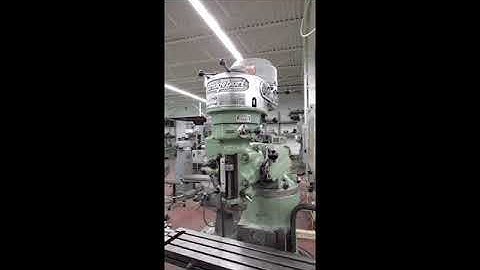 M-072 Bridgeport J-Head Vertical Milling Machine w/ 2-Axis DRO