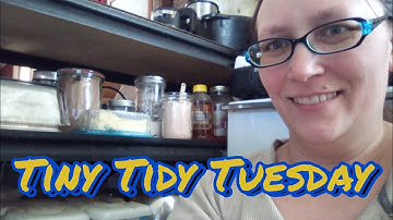 Clean and Declutter in my Freestanding Kitchen - Tiny Tidy Tuesday Ep 8 #kitchendesign #cleanwithme