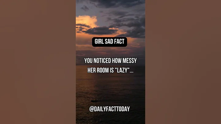 You noticed how messy her room is "lazy" #psychologyfacts #girlfacts #deepfact #sadfact #subscribe