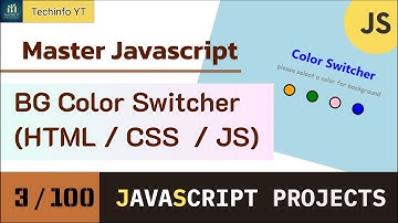 Background Color Switcher App Javascript | Javascript Projects Tutorial
