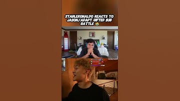 StableRonaldo reacts to Jason & Adapt gifted sub battle 😭 #jasontheween #stableronaldo #fazeadapt