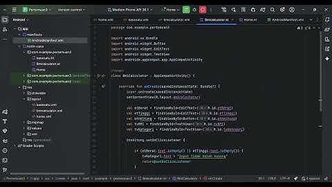 MEMBUAT BMI KALKULATOR KOTLIN TUGAS UTS PEMOGRAMAN BERBASIS PLATFORM 2