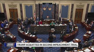 Trump acquitted in second impeachment trial