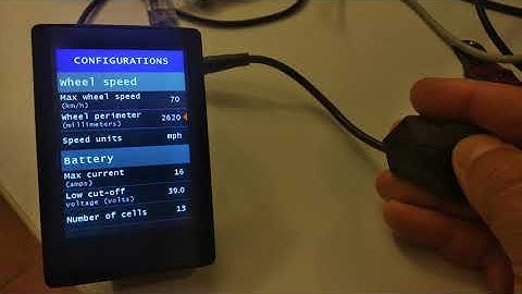 Bafang 850C color LCD OpenSource firmware, fast increment/decrement with button long click