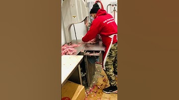 Prime short loin  Hello people I’m cutting a short loin into porterhouses steak 🥩enjoy the video😍