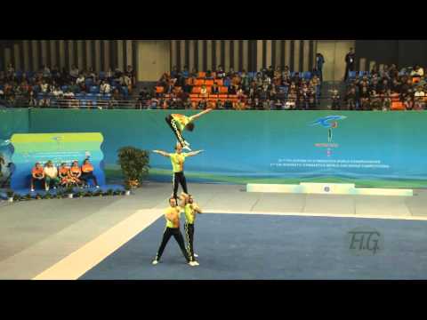 Bulgaria (BUL) -  2016 Acrobatic Worlds, Putian City (CHN) Combined  Men's Group