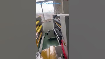 Adhesive tape making machine/ bopp tape slitting machine @bopptapeslittingmachine