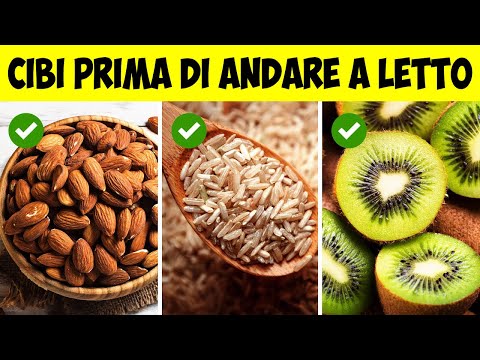 Video: 6 Alimenti Che Possono Migliorare Il Sonno