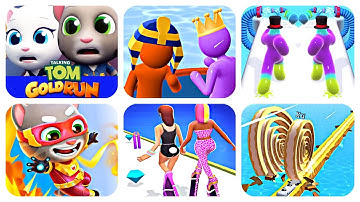 Tom Hero Dash, Giant Rush, Talking Tom Gold Run, Blob Runner 3D, High Heels, Spiral Roll Part 94