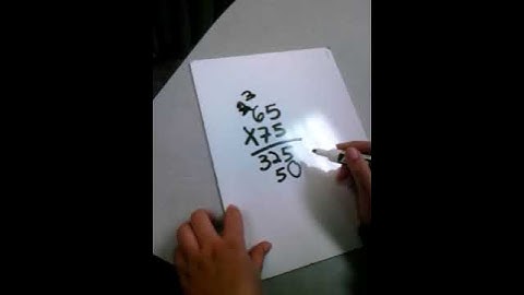 Traditional Algorithm Multiplication Strategy