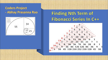 C++ Project || Finding the Nth Term of the Fibonacci Series ||