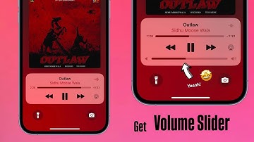 Enable Volume Slider in Lockscreen Music widget || Volume slider in iPhone