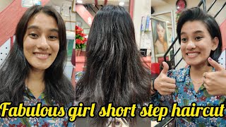 Fabulous girl choice short haircut full video/short step haircut/indian girls and women haircut💇✂️