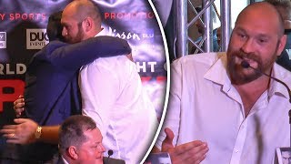 TYSON FURY: Why Don't You TRASH TALK Joseph Parker? | Both Boxers Hug It Out!