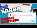 STOP! Don't Panic if Windows Can't Format Your Disk! (EASY FIX)