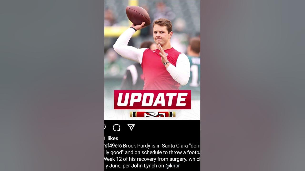 QB Brock Purdy Injury Update YouTube