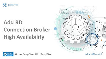 Add RD Connection Broker High Availability