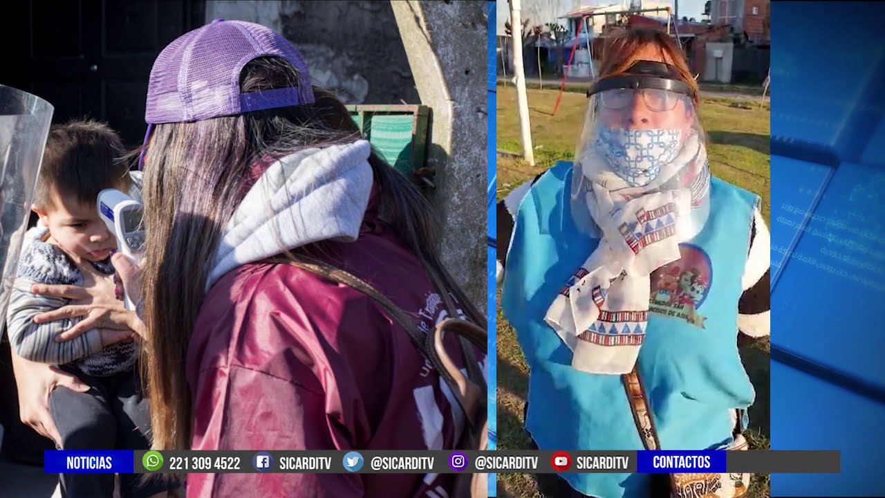 Operativo de testeo Barrio San Carlos por un caso positivo de Coronavirus