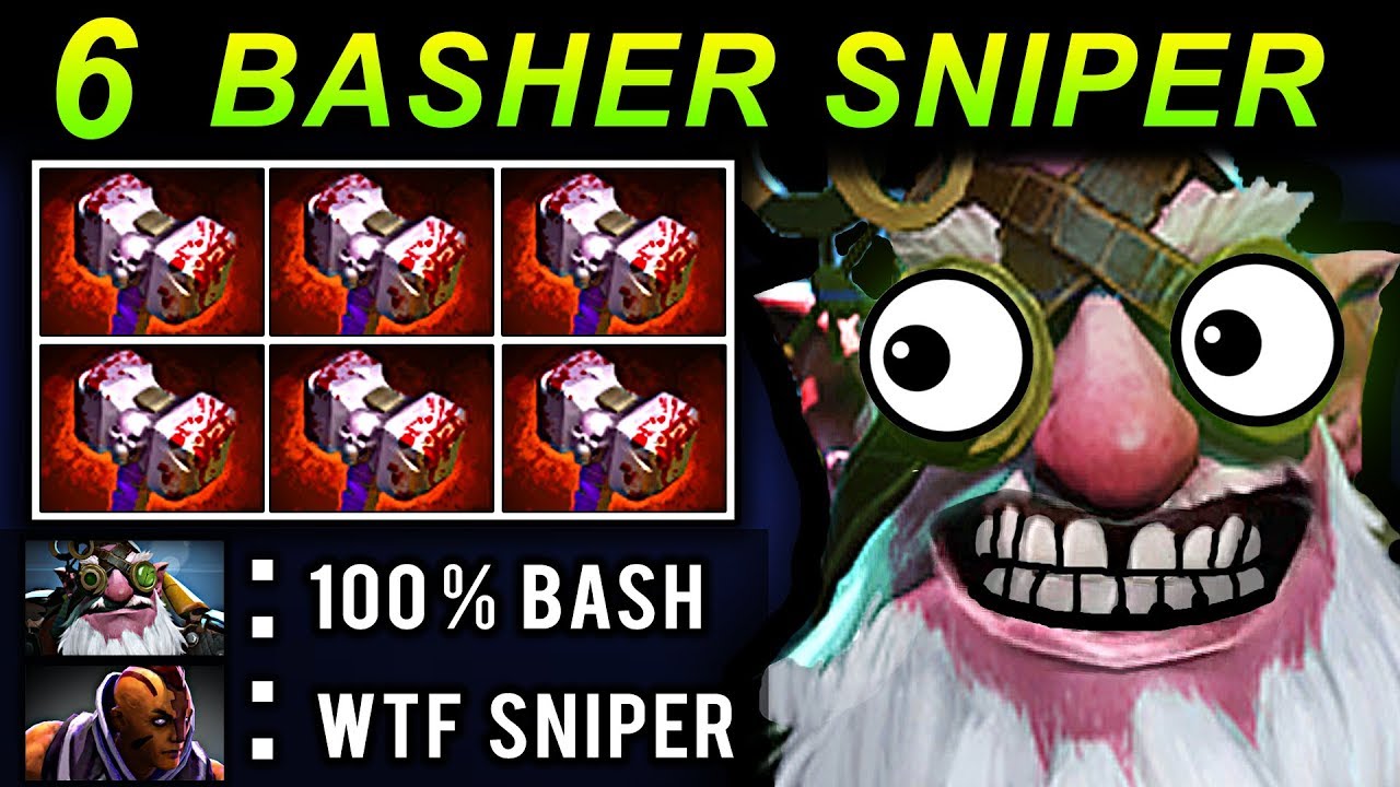 dota 2 gameplay update 7.20 6 BASHER SNIPER DOTA 2 NEW META GAMEPLAY #12 (PATCH 7.08)