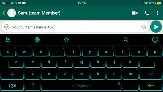 Funny reason for job resignation| Software employee turns into Salesman | Whatsapp Chat screenshot 5