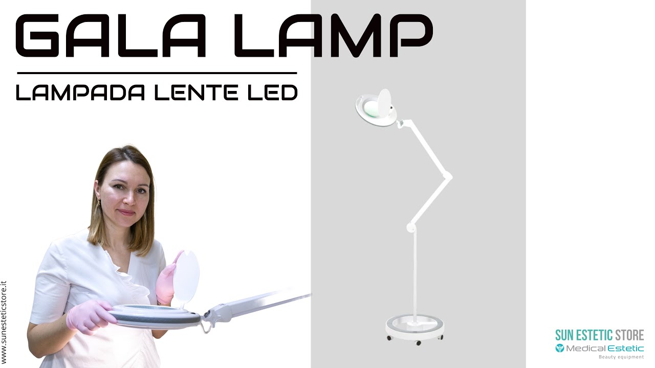 Lampada Led con Ingrandimento 5 Diottrie per Estetica Studio