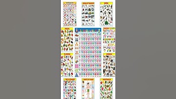Kids Educational Charts | unboxing shorts #unboxing #shorts #short  #educational #charts #kids