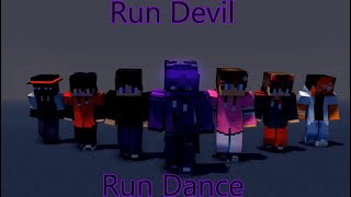 Run Devil Run Dance [Male Ver.] Minecraft animation [Mine-Imator]