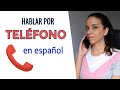 📞Hablar por TELÉFONO en español  📱 || Fórmulas comunes para diferentes situaciones