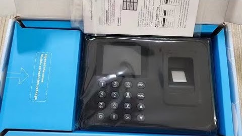 How to Install & Setup A6 Fingerprint Clocking Device (Full Step-by-Step Guide 2025)