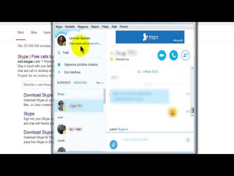 Video: Kako Koristiti Skype Na Laptopu