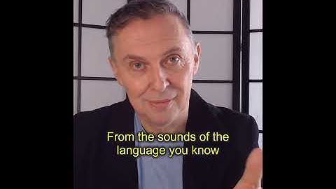 Rhythm of English; pronunciation exercise