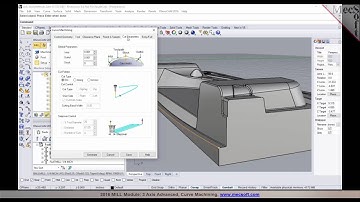 MILL 2016, 3 Axis Curve Machining
