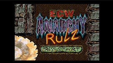 ECW Anarchy Rulz - Sony PlayStation - Intro & Title Screen