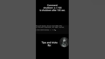 How To Schedule Automatic Shut Down in  Windows 10 || Shutdown using CMD