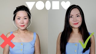 Do you look better with hair up or down? Your face shape determines it! Resimi