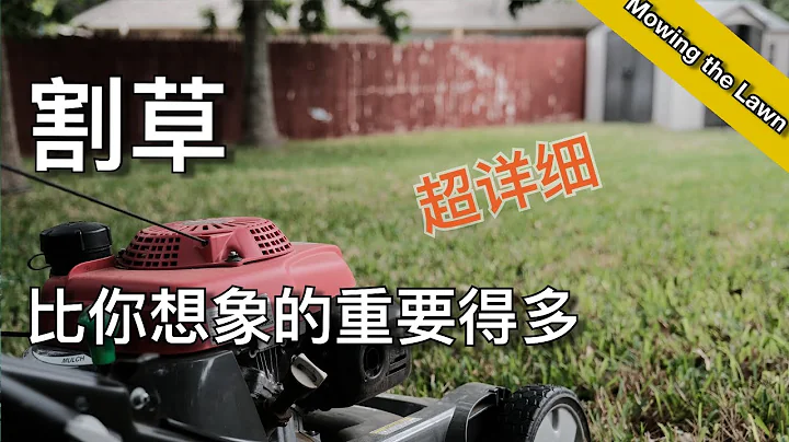 割草的知識和技巧 - 養護好草坪最重要的環節之一  - how to mow a lawn | 尅尅&凱西的後花園 - 天天要聞