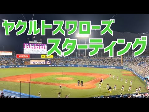 ヤクルトスワローズ始球式 優勝が決まったさあどうなる ヤングスワローズに注目 22年9月27日 Youtube