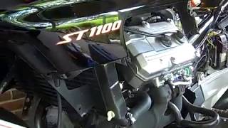 The removal of the 1998 Honda ST1100 Radiator and Fan Pt II