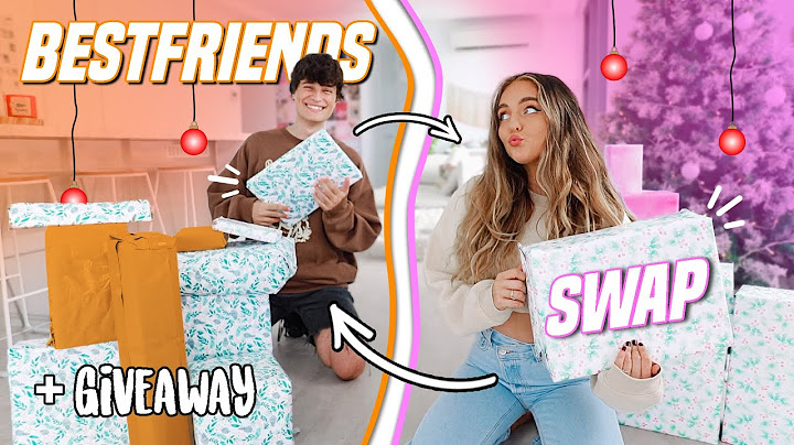 NO BUDGET Christmas Gift SWAP with my Best Friend! (present exchange) *i cried