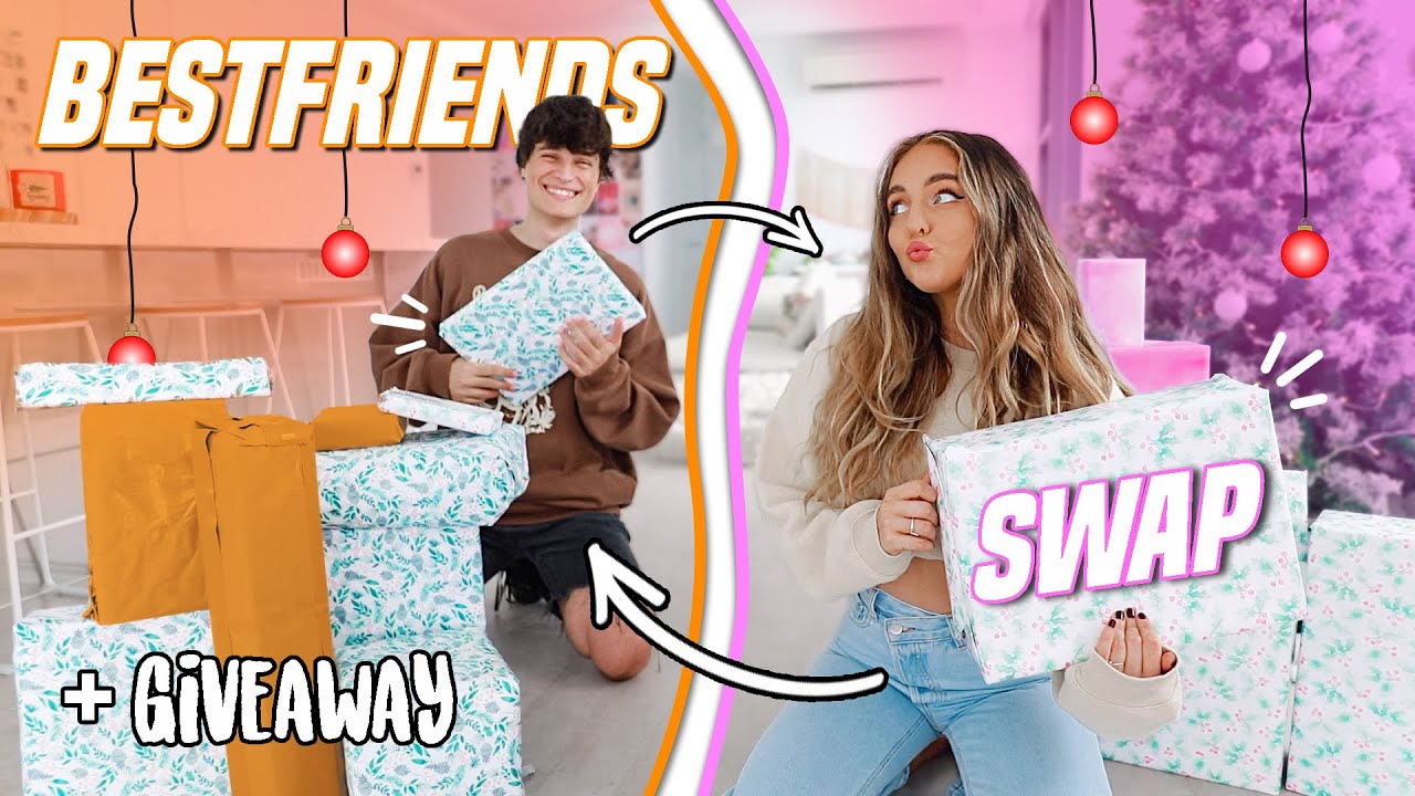 NO BUDGET Christmas Gift SWAP with my Best Friend! (present exchange) *i cried