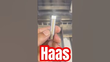 Haas CNC | Crash Course • Tiny Part With Fixture That Holds 4 @ A Time | Johnny Cash,I Walk The Line