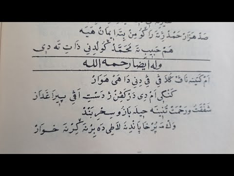 Kanî Axa, Kanî Paşa, Ka Xüdanı Zülfiqar? | Seyyid Alî fındikî. (Nasihat gibi kaside)