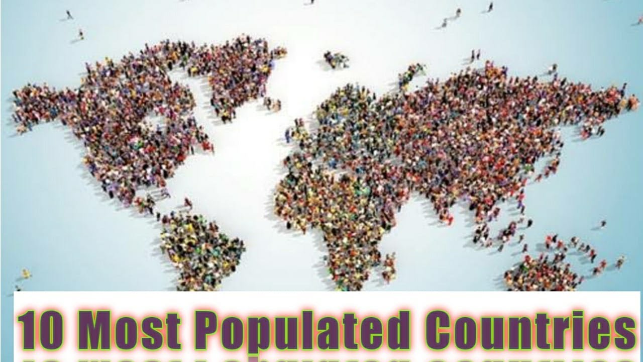 The 10 Most Populated Countries in the World in 2020. - YouTube