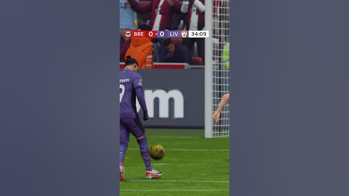 I recreated Darwin Nuñez’ Chip Goal vs Brentford in EAFC24! #eafc24 #darwinnunez #liverpool