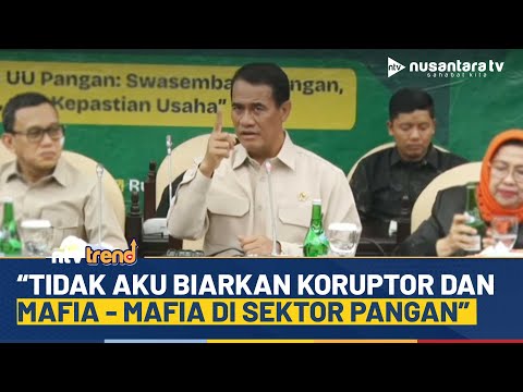 Mentan Amran Tegas Tak Akan Biarkan Koruptor Dan Mafia Pangan Berkeliaran NTV 